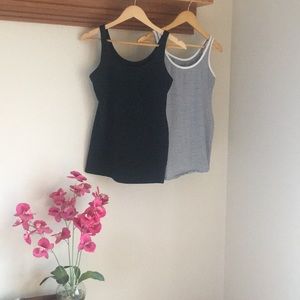 2 Maternity Tank Tops